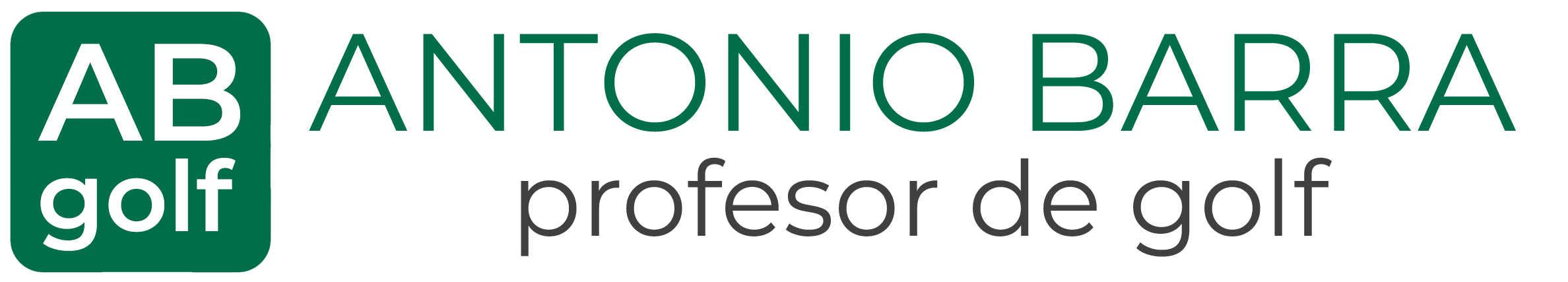 Antonio Barra profesor de Golf
